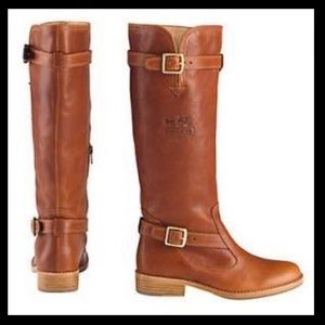Coach (Whitley) distressed leather riding boots